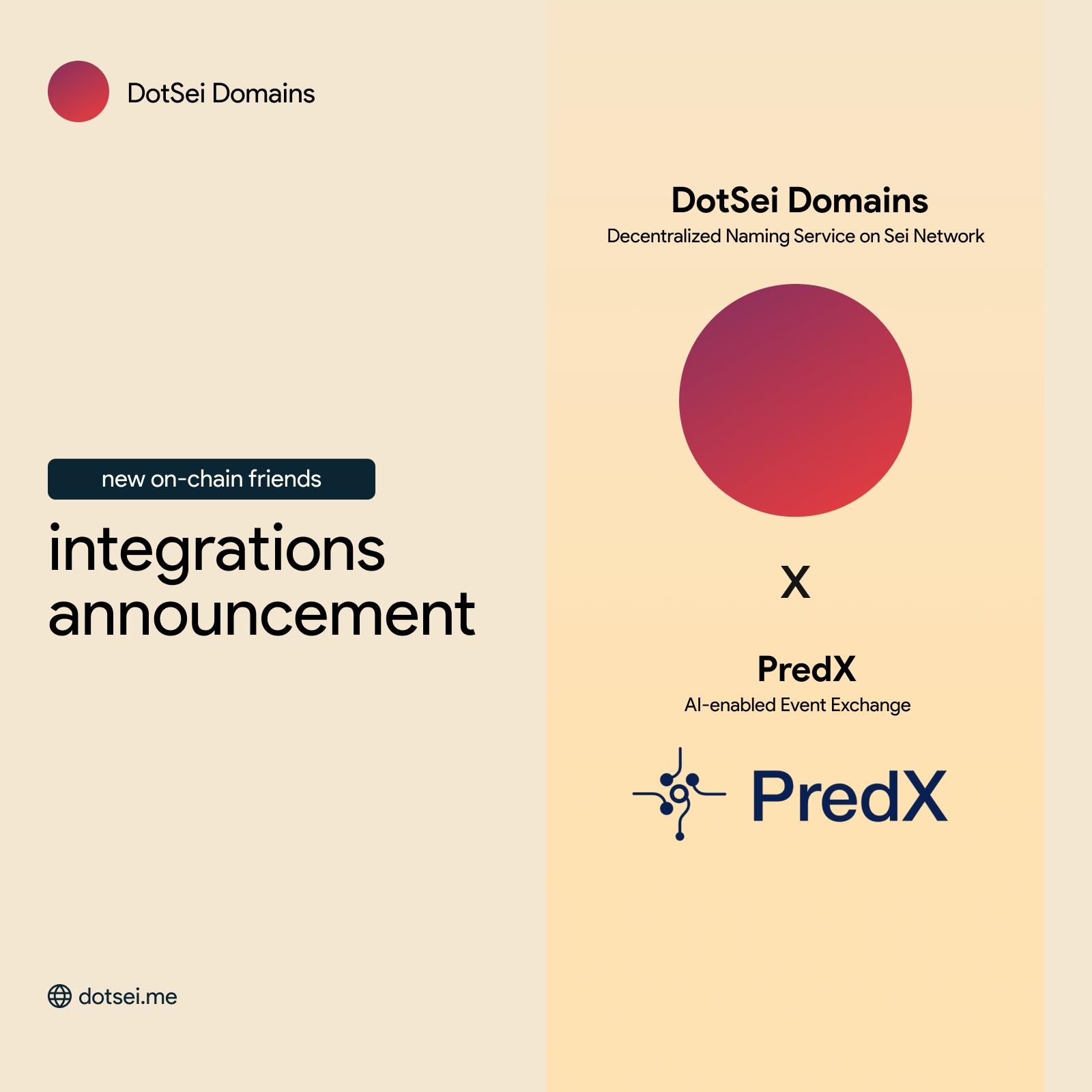 DotNames Takes Web3 Identity to the Next Level: DotSei Integrates with PredX!